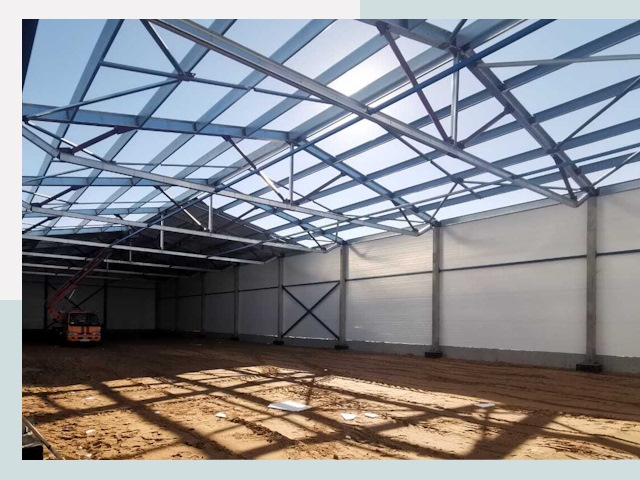 Строительство сенохранилищ в Валуйках