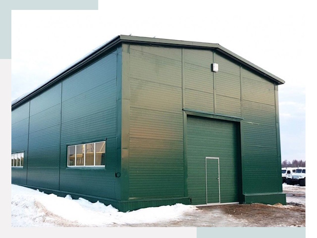 Двускатные ангары в Валуйках