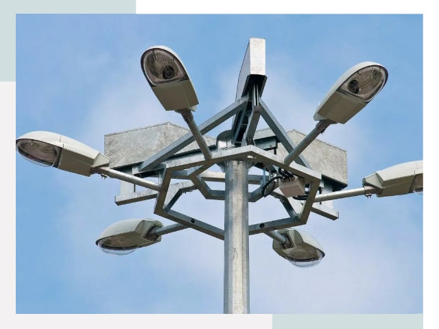 Монтаж осветительных мачт в Валуйках