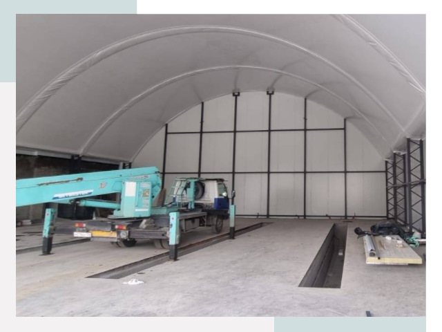 Внутреннее оснащение ангаров в Валуйках