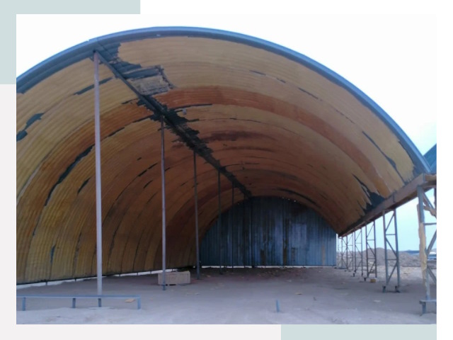 Реконструкция ангаров в Валуйках