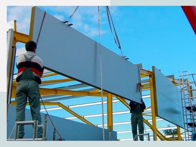 Монтаж сэндвич-панелей в Валуйках от 639 руб.